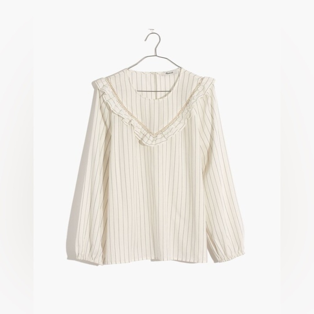 Madewell | Ruffle Prarie Top | Small - Picture 3 of 12